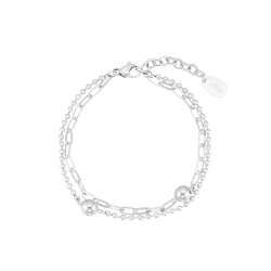 s.Oliver Armband 925 Sterling Silber Damen Armschmuck BEADS