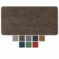 ANRO Fußmatte Schmutzfangmatte waschbar wasserdicht robust Schmutzfänger für Eingang, Haustür, Flur, Küche, Schlafzimmer Poet Größe 40x80cm Carpet Dunkelbraun 40 x 80cm Dunkelbraun