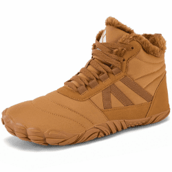 Mishansha Unisex Winter Barfußschuhe Warm Gefüttert Winterschuhe EU Gr.36-48 44 EU Braun