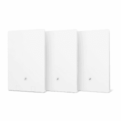 TP-Link Archer Air R5 (3-Pack) AX3000 Wi-Fi 6 Mesh-Router-Set, 8 mm ultradünnes Design, Wandmontage, inklusive 1 Archer Air R5 und 2 Archer Air E5 Mesh Bundle