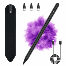 Tablet Stift für Android Stylus Pen für Samsung/Huawei/Lenovo/Vivo/Mi Tablets & Handys, Universal Stift mit Hoher Präzision und Neigungs Empfindlichkeit(Schwarz) Schwarz für Samsung/Huawei/Lenovo/Mi/Vivo