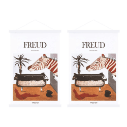 Sanauto A4 Posterleiste Posterschiene Posterleisten 21CM, Magnet Magnetische Holz Poster Aufhänger Halter Rahmen Leisten Bilder Bild Bilderleiste Bilderrahmen (21cm, Weiss, 2 Packungen) Weiss 21 cm,2 Packungen
