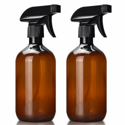 Cisolen 2 Stück Sprühflasche 300ml Kunststoff Leere Sprühflasche Behälter Nebelflasche für Küche Reinigung Gartenarbeit Pflanzen Blumen