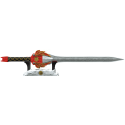 Power Rangers Lightning Collection Mighty Morphin Roter Ranger Power Sword Premium Rollenspielschwert Sammlerobjekt, F3947, Multi