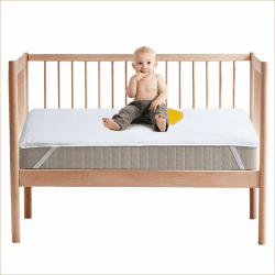 Beedsooth Matratzenschoner 70x140 Wasserdicht Inkontinenzunterlage, Oeko-TEX Zertifiziert rutschfest Undurchlässig Matratzenschutz, Baby PIPI Schutz wasserdichte Unterlagen für babybett höhe 5-15cm 70 x 140 cm 1