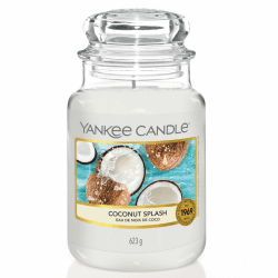 Yankee Candle Duftkerze im Glas (Große Kerze im Glas) | Coconut Splash | Brenndauer bis zu 150 Stunden