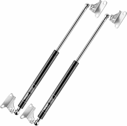 Vepagoo 500MM 450N/45KG Gasdruckdämpfer Gasdruckfeder, mit L-förmigen Gasfeder Haltern für Bootsabdeckung, Schwerlast, Mülleimer, Hatch Door Shed Window and Other Custom Heavy Duty Project Set of 2