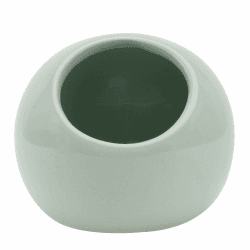 iplusmile Hamster Toilette Hamster Keramikhaus Hamster Nest Versteck Kleine Tierische Keramische Critter- Badewanne Keramischer Hamster- Tunnel Sommerkühlung Hamsterbett (Hellgrün) Hamster Spielzeug