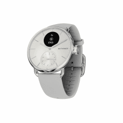 WITHINGS ScanWatch 2 - Connected Healthwatch, Herren Damen, EKG Elektrokardiogramm, SpO2, Temperatur, Schlaftracking, Atemwegsgesundheit, Aktivitäten, Kalorien, Wasserdicht, 30Tage Akku, Android iOS [NEW] ScanWatch2 - 38mm Weiß
