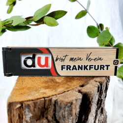 Frankfurt du bist mein Verein - Schokoriegel Geschenkbox inkl. Duplo - Frankfurt Fan, Frankfurt Geschenke, Frankfurt Geschenk, Frankfurt Fanartikel, Geschenk für Frankfurt Stadtverliebte & Fans Sport: Frankfurt