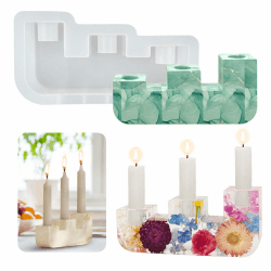 Kerzenhalter Silikonform Stabkerzen Kerzenhalter Gießform Beton Silikonform Kerzenhalter Beton Form Epoxidharz Kerzenständer Gießform Kerzen Kerzenhalter Resin Silikon Gipsform Harz Gießen Handwerk