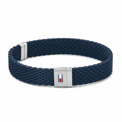 Tommy Hilfiger Jewelry armband für Herren aus Silikon aus Blau oder Schwarz Blue