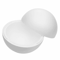 SEWACC Bastelschaumkugel Große Weiße Glatte -Styropor-Runde Schaumstoffkugeln für DIY-Kunsthandwerksprojekte Weihnachtsdekoration Partyzubehör 30 cm 30cm