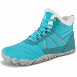 Mishansha Unisex Winter Barfußschuhe Warm Gefüttert Winterschuhe EU Gr.36-48 39 EU Himmel Blau