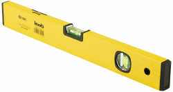 kwb Wasserwaage Aluminium 40 cm, 0,5 mm/m Genauigkeit, hoch präzise geschliffen, je 1 Horizontal-und Vertikallibelle Wasserwaage Einzeln 40 cm