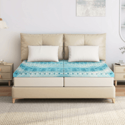EGO HOME Matratzen Topper 140x200, 7 Zonen Matratzentopper aus Gel-Schaum, CertiPUR EU Zertifiziert, 140x200cm Matratzenauflage Ohne Bezug für Boxspringbett Matratzen Schlafsofa 6cm Höhe-ohne Bezug 140x200 cm