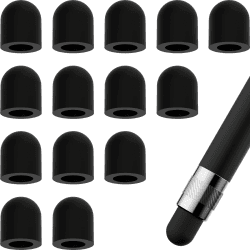 iplusmile Silikon Stylus Ersatzspitze - Ersatz- Gummispitzen für Stylus- Stifte Silikon- Stylus- Spitzen Silikonspitze Ersatz für Touch Pencil Stylus Touchscreen- Stift (15 Stück) 15pcs