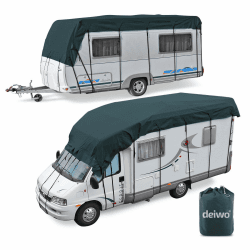Wohnwagen & Wohnmobil Schutzdach | 5 x 3 m | vierlagig | wintertauglich | Midnight Olive