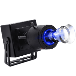 Mermaid USB Kamera 1080P Manueller Fokus Webcam mit Zoom 2.8-12mm Objektiv,High Speed 30fps/60fps/100fps Weitwinkel Web Cam für Streaming,Konferenz,USB2.0 UVC Kamera mit Ständer für Wandmontage