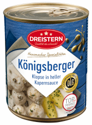 DREISTERN 8 Königsberger Klopse, 800 Gramm 800 g (1er Pack) Königsberger