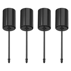 Adventskranz Kerzenhalter,Retro Schwarz Adventskerzenhalter Metall Kerzenleuchter 4 Stück, für Adventskranz Weihnachten Kerzenteller Mit Dorn
