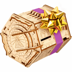 ESC WELT Fort Knox Box Pro - Escape Room Spiel - Geschenke für Männer und Frauen - 3D Puzzle Box Spiele aus Holz für Erwachsene und Kinder - Geschenkbox Erwachsene - Geschenke Brettspiele Fort Pro