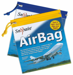 Snopake 15158 Air Bag Reißverschlusstasche PVC 200 x 200 mm 5 Stück farblich sortiert