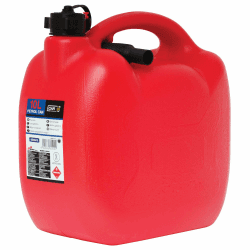 Sumex BIDON10 Benzinkanister, UN-Zertifiziert, mit biegsamem Einfüllschlauch, 10 Liter