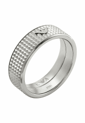 EMPORIO ARMANI Herren-Edelstahlband-Ring, EGS298804011