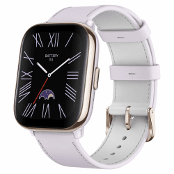 Amazfit Active 42mm Smartwach, Sprachassistent Sprache-zu-Text; Bis zu 14 Tage Akkulaufzeit, GPS, Routennavigation, Bluetooth-Anruf, Kompatibel mit iOS und Android, Gesundheits- und Fitnessmanagement Active Lila