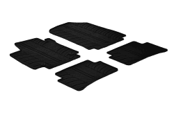 Satz Gummimatten kompatibel mit Renault Clio IV 5 türer 2012-2019 / Clio IV GT 2013- / Captur 2013-2019
