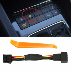 LIAMORFE Automatische Start Stop Motor Löschen/Deaktivieren/Eliminator Auto Start Stop Abbrechen Gerät A- Aus Kabel Plug and Play für VW Skoda Octavia, Auto-Off/Speicher/Original Fabrik 3 Modelle