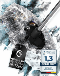 BLUE PINEAPPLE® Nanotechnik Flexi-Cover© - Für Alle, Die SB-Boxen Nutzen | Brushcover - Waschbürstenüberzug mit Innovativem Nano-Präzisionsgewebe | Schutzschild für bis zu 40cm (SB-) Bürstenkopfbreite Flexi-Format: 30x23x4cm, dehnbar bis 40cm