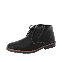 Rieker 35310 Herren Kurzschaft Schnürstiefel 43 EU Schwarz