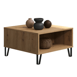 trendteam smart living - Couchtisch Wohnzimmertisch - Wohnzimmer - Touch - Aufbaumaß (BxHxT) 60 x 37 x 60 cm - Farbe Artisan Eiche - 110011407