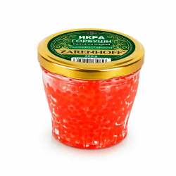 Kaviar aus Buckellachs Gorbuscha aus Kamtschatka, 200 g Glas, Lachskaviar Roter Kaviar, икра Горбуши caviar