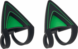 Razer Kitty Ears Katzenohren - Kitty Ears Kraken Headsets (Passend Kraken, Verstellbar, Wasserdicht) Grün Kitty Ears Grün