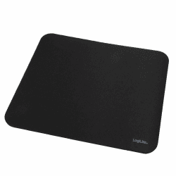 LogiLink ID0117 Gaming Mauspad, schwarz (230 x 204,5 x 4 mm) - schwarz 205L x 230B mm Single