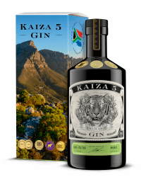 KAIZA 5 GIN Box - 0,7 l - 43% | Der ausgezeichnete Gin aus Südafrika/Kapstadt in der Geschenkbox | Frisch, weich, exotisch mit schwarzer Johannisbeere und Grapefruit | Perfekt als Gin Tonic|Tafelberg 700 ml Box Tafelberg