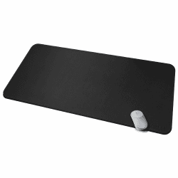 CENNBIE Schreibtischunterlage Leder, 100x50cm extra großeTischunterlage, erweitertes PU-Leder Mauspad xxl, wasserdichte Schreibunterlage auf Schreibtischen, Büro und Zuhause Tischunterlage (schwarz) Schwarz 100*50cm