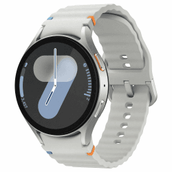 Samsung Galaxy Watch7 Smartwatch, Fitness-Uhr, Fitness Tracker und Aktivitätstracker, 44 mm, Bluetooth, Silver, Inkl. 36 Monate Herstellergarantie Silver 44mm Gehäuse Bluetooth M/L - für 145-205mm Umfang