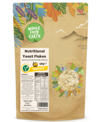 Burxoe Ernährungshefe-Flocken, 125 g, mit B12, milchfrei, gentechnikfrei