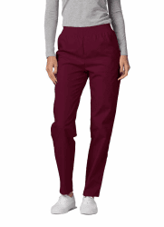 Adar Universal Damen Pflegebekleidung - Konische Cargo Hose XL Burgundy