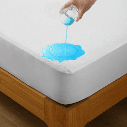 Bedecor Wasserdichter Matratzenschoner 140 x 200 cm, Baumwolle, Hygienische und atmungsaktive Matratzenauflage, Anti-Allergie