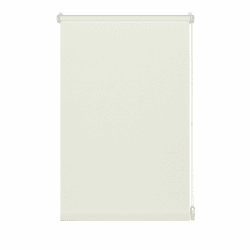GARDINIA Rollo ohne Bohren, Zum Kleben oder Klemmen, Blickdicht, Sichtschutz, Blendschutz, Inkl. Montage-Teile, EASYFIX, Hellgrau, 45 x 150 cm (BxH) Weiß B45 x H150 cm