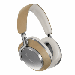 Bowers & Wilkins PX8 Flaggschiff-Over-Ear-Kopfhörer mit Geräuschunterdrückung, kabellos, Bluetooth 5.0 und Schnellladung, 30 Stunden hochauflösende Wiedergabe und integriertes Mikrofon, Beige