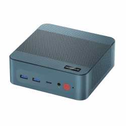 BOSGAME P2 Windows 11 Pro Gaming-PC, Intel Core i7-12700H, 12 Kerne/20 Threads (bis zu 4,7 GHz), 32 GB DDR4 RAM, 512 GB PCIe3.0 SSD, 4K@60Hz Triple-Display, HDMI, USB-C, USB3.2, LAN, Wi-Fi 6E, BT 5.2 P2/12700H/32G/512G