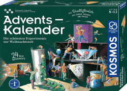 KOSMOS 661083 Experimente Adventskalender 2024, Die schönsten Experimente zur Weihnachtszeit, in 5 Min, für Kinder ab 8-12 Jahre, Spielzeug-Adventskalender, Science Adventskalender 2024 Version