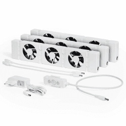 SpeedComfort Trio-pack Set 3-Stück: Smartes Heizgebläse für Heizungen - Langlebiger Heizverstärker für Unterheizungen und Heizkörper - zum Sparen von Energie und Heizkosten