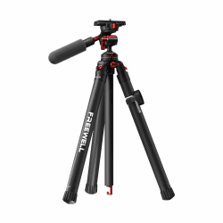 Freewell Carbon Fiber Reisestativ 59.1“ Leichtgewicht 1.98 lbs Foto/Video 360° Kugelkopf (Max Load 5kgs/11 lbs), Einbeinstativ, Schnellwechselplatte, für DSLR Kameras & Smartphones